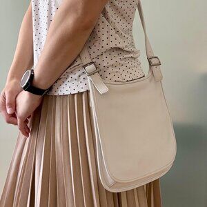 Coach Leather Crossbody Saddle Bag, 9135